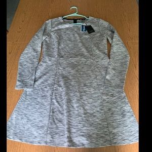 Long Sleeve Heather Grey Dress Size 12